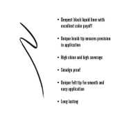Lakme Glitterati Gloss Liquid Liner - Black (2.5 ml)