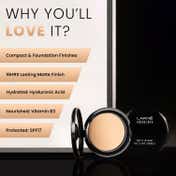 Lakme Xtraordin-airy Compact 2 In 1 Compact + Foundation Lightweight SPF17 - 06 Almond Honey (9 g)