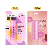 Lakme Lip Love Chapstick Lip Balm - Insta Pink (4.5g)