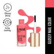 Lakme 9 to 5 Primer + Gloss Nail Color - Blush Punch (6 ml)