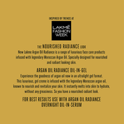 Lakme Absolute Argan Oil Radiance Oil-In Gel (50g)
