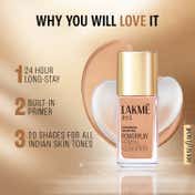 Lakme 9to5 Powerplay Priming Foundation Built in Primer SPF 20 - Cool Cocoa (25 ml)