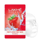 Lakme Blush & Glow Strawberry Sheet Mask (25 ml)