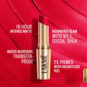 Lakme 9to5 Powerplay Priming Matte Lipstick Lasts 16hrs - Red Coat (3.6 g)