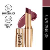 Lakme 9to5 Powerplay Priming Matte Lipstick Lasts 16hrs - Pink Party (3.6 g)