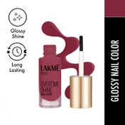 Lakme 9To5 Overtime Shine Nail Colour - Scarlet Blaze (6 ml)