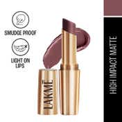 Lakme 9to5 Powerplay Priming Matte Lipstick Lasts 16hrs - Chocolate Crush (3.6 g)