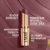 Lakme 9to5 Powerplay Priming Matte Lipstick Lasts 16hrs - Chocolate Crush (3.6 g)