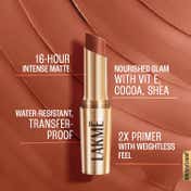 Lakme 9to5 Powerplay Priming Matte Lipstick Lasts 16hrs - Caramel Latte (3.6 g)