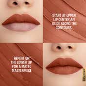 Lakme 9to5 Powerplay Priming Matte Lipstick Lasts 16hrs - Caramel Latte (3.6 g)