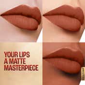 Lakme 9to5 Powerplay Priming Matte Lipstick Lasts 16hrs - Caramel Latte (3.6 g)