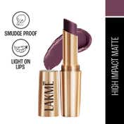 Lakme 9to5 Powerplay Priming Matte Lipstick Lasts 16hrs - Garnet Punch (3.6 g)