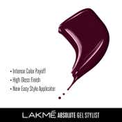 Lakme Absolute Gel Stylist Nail Color - Vineyard (12 ml)