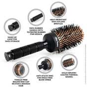 Alan Truman Gold Ceramic Blow Drying Brush - Medium (1 Pc)