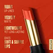 Lakme Absolute Beyond Matte Lipstick - 401 Orange Oasis (3.4 g)