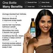 Soulflower Tea Tree Anti Dandruff Hair Oil - (225ml)