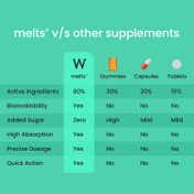 Wellbeing Nutrition Melts Vegan Vitamin B12 Supplements Combo (Pack of 2)
