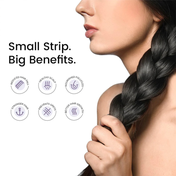 Wellbeing Nutrition Melts Healthy Hair with Plant Based Wholefood Biotin 10,000 mcg from Sesbania, Zinc, Bamboo Extract (30 Strips)