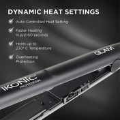 Ikonic Professional Glam Hair Straightener (Black)