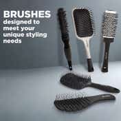 Ikonic Professional Artistic Paddle Brush (White & Black)