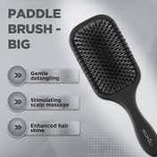 Ikonic Professional Paddle Brush - BIG (Black)
