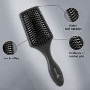Ikonic Professional Paddle Brush - Small (Black)