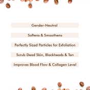 mCaffeine Naked & Raw Tan Removal Coffee Face Scrub - (100g)