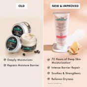 mCaffeine Ceramide Intense Barrier Repair Cream, 72Hrs Deep Moisturization,Dry to Very Dry Skin (50ml)