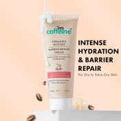 mCaffeine Ceramide Intense Barrier Repair Cream, 72Hrs Deep Moisturization,Dry to Very Dry Skin (50ml)