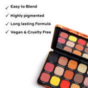 Makeup Revolution Forever Flawless Eyeshadow Palette - Fire (19.8 g)