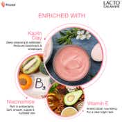 Lacto Calamine Face Wash & Cleanser with Kaolin Clay, Niacinamide & Vitamin E For Oily Skin (100ml)