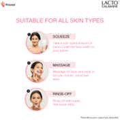Lacto Calamine Face Wash & Cleanser with Kaolin Clay, Niacinamide & Vitamin E For Oily Skin (100ml)