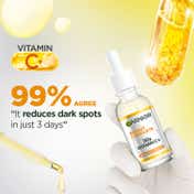 Garnier Vit C + Face Serum for Skin Brightening with 2% Niacinamide & 0.5% Salicylic Acid (30 ml)
