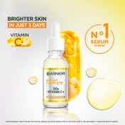 Garnier Vit C + Face Serum for Skin Brightening with 2% Niacinamide & 0.5% Salicylic Acid (30 ml)