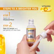 Garnier Vit C + Face Serum for Skin Brightening with 2% Niacinamide & 0.5% Salicylic Acid (30 ml)