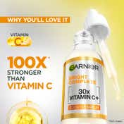 Garnier Vit C + Face Serum for Skin Brightening with 2% Niacinamide & 0.5% Salicylic Acid (30 ml)