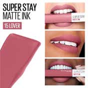 Maybelline New York Super Stay Matte Ink Lipstick, 15 Lover + Garnier Micellar Cleansing Water Combo