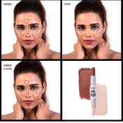 Insight Cosmetics Duo Stick Conceal Contour + Highlighter - 01 Caramel (8.5 g)