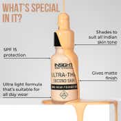 Insight Cosmetics Ultra Thin Second Skin Long Wear Foundation - Golden Honey (20 ml)