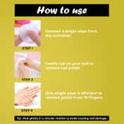 Insight Cosmetics Lemon Nail Polish Wipes (30 Pcs)