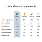 Wellbeing Nutrition Melts Healthy Gut Probiotic 10B CFU Digestive Enzymes and FOS (30 Strips)