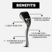House of Beauty Derma Roller 0.75Mm-Hyperpigmentation, Scars, Eyebrow Growth, Stretchmark (1 Pc)