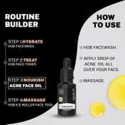 House of Beauty Acne Oil W-T Tea Tree, Avocado & Vit-E For Drying Pimpled & Oily Skin (10 ml)