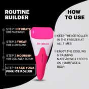 House of Beauty Ice Roller Pink For Dark Circles & Soothes Irritated & Pimpled Skin (1 Pc)