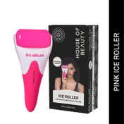 House of Beauty Ice Roller Pink For Dark Circles & Soothes Irritated & Pimpled Skin (1 Pc)