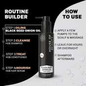 House of Beauty Blackseed Onion Oil Reduces Hair Fall With Real Kalonji Seeds Benefits (200 ml)