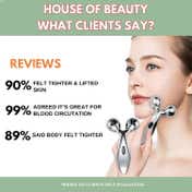 House of Beauty 3D Sculptor Deep Tissue Massager Relieves Tension & Improves Circulation (1 Pc)
