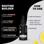 House of Beauty Acne Oil W-T Tea Tree, Avocado & Vit-E For Drying Pimpled & Oily Skin (30 ml)