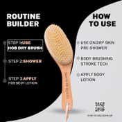 House of Beauty Dry Brush For Body For Lymphatic Drainage, Smooth Skin, In-Grown Hair (1 Pc)