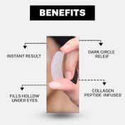 House of Beauty Instant Filler Hyaluronic Undereye Patches For Dark Circles & Plumping (2 Pairs)